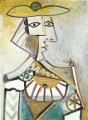 Buste au chapeau 3 1971 cubisme Pablo Picasso